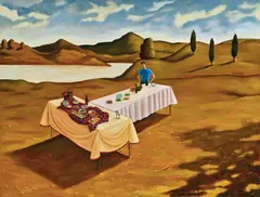 David Keeling, Fete 1997, 1997, oil on linen