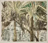 Margaret Preston, Pandanus, Elsey Falls 1946