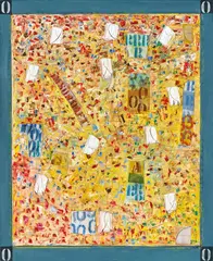 Paul Partos, Untitled 21 (X,O series) 1997, 1997, oil on linen