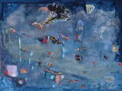 Robert Juniper, Tracks in a Landscape 2010, 2010, oil and synthetic polymer paint on canvas