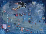 Robert Juniper, Tracks in a Landscape 2010, 2010, oil and synthetic polymer paint on canvas