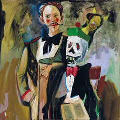 McLean Edwards, Youth, Death and the Maiden 2007, 2007, oil on canvas