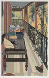 Cressida Campbell, The Verandah 1987