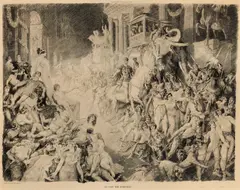 Norman Lindsay, In Vain the Christian 1927-28, 1927-28, collotype