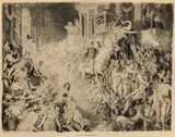 Norman Lindsay, In Vain the Christian 1927-28, 1927-28, collotype