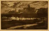 Jessie Traill, Melbourne from Richmond Paddocks 1911; printed 1912, 1912, 1911; printed 1912