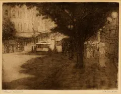 Jessie Traill, Collins Street, Melbourne 1911; printed 1912, 1912, 1911; printed 1912