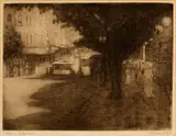 Jessie Traill, Collins Street, Melbourne 1911; printed 1912, 1912, 1911; printed 1912