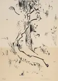 Fred Williams, Dry Creek Bed, Werribee Gorge 1976-78, 1976-78, lithograph