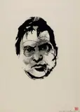 Brett Whiteley, Straight Head of Franny 1971, 1971, screenprint