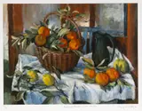 Margaret Olley, Basket of Oranges, Lemons and Jug 2011