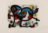 La Triple Roue I (from Allegro Vivace) 1981 by Joan Miró, 1981, colour lithograph, sold Aug 2024