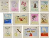 Salvador Dalí, The Twelve Tribes of Israel 1973, 1973, complete set of drypoint etchings with pochoir colouring (13)