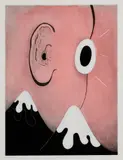 Brent Harris, Peaks 2021, 2021, hand-coloured etching