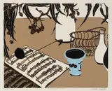 Cressida Campbell, Music in the Kitchen 1994