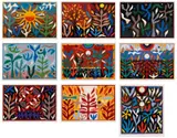 John Coburn, The Seasons 1988, 1988, complete set of colour screenprints (9)