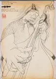 Brett Whiteley, Charlie Mingus 1971, 1971, ink and pencil on paper
