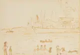 L. S. Lowry, Poole Harbour 1969