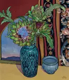 Criss Canning, Artichoke Flowers 1994, 1994, oil on canvas
