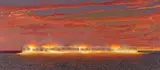 Tim Storrier, Evening (Nostalgia and Embers) 2001, 2001, synthetic polymer paint on canvas