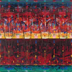 Michael Johnson, Fire Metaphor 2008, 2008, oil on canvas