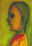 Charles Blackman, The Waiting Child c1973, c1973, oil on canvas