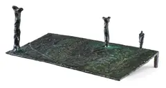 Rick Amor, Landscape with Trees and Figure 1993, 1993, bronze