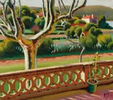 Weaver Hawkins, View Terrace (South of France) 1924