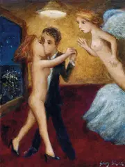 Garry Shead, The Divine Dance, oil on canvas