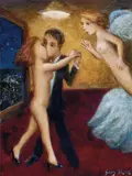 Garry Shead, The Divine Dance, oil on canvas