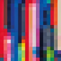 Robert Owen, Spectrum Analysis #12 (from The Text of Light series) 2004, 2004, synthetic polymer paint on linen