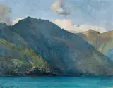 Tom Roberts, Lake Como 1913, 1913, oil on canvas on board