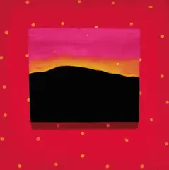 Pink Landscape 1998 by Dale Hickey, 1998, oil on board, sold Mar 2024