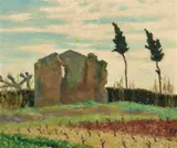 Rupert Bunny, Ruined House at Sanary c1930