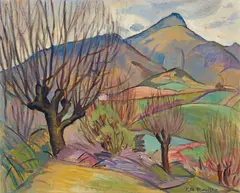 Roy De Maistre, Saint Jean De Luz, France c1930, c1930, oil on board