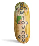 Maggie Watson Napangardi, Mina Mina - Painted Coolamon 1997, 1997, Mina Mina - Painted Coolamon