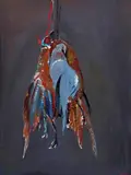 Arthur Boyd, Two Pheasants and a Pigeon 1990