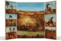 Bush Icon 2 1988 by Garry Shead, 1988, oil on board, offered Mar 2024