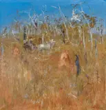 Arthur Boyd, Woman in a Jinker c1969, c1969, oil on canvas