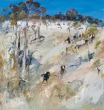 Arthur Boyd, Hillside with Black Ram 1972