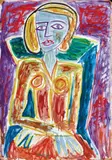 Tony Tuckson, TP612 1953, 1953, oil and pencil on board