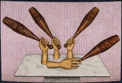 John Brack, The Club 1989, 1989, watercolour, pen and ink on paper