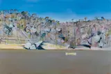 Arthur Boyd, Men in a Boat, Shoalhaven River c1981