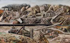 Jan Senbergs, Penghana II 1983, 1983, synthetic polymer paint on canvas