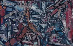 Roger Kemp, Sequence from the Centre c1970, c1970, synthetic polymer paint on board