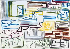 Ken Whisson, Window and Aeroplane (for Paul Nash) 1999-2000, 1999-2000, oil on linen