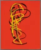 Gunter Christmann, Red Hot OZKAR 1998, 1998, synthetic polymer paint on canvas