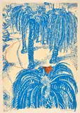 Brett Whiteley, (The Orange) Fruit Dove in Clark Park 1980, 1980, colour screenprint