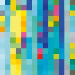 Robert Owen, Blind Spot (from The Text of Light series) 2003, 2003, synthetic polymer paint on linen