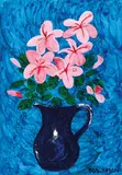 Charles Blackman, Pink Still Life 1989, 1989, oil on board